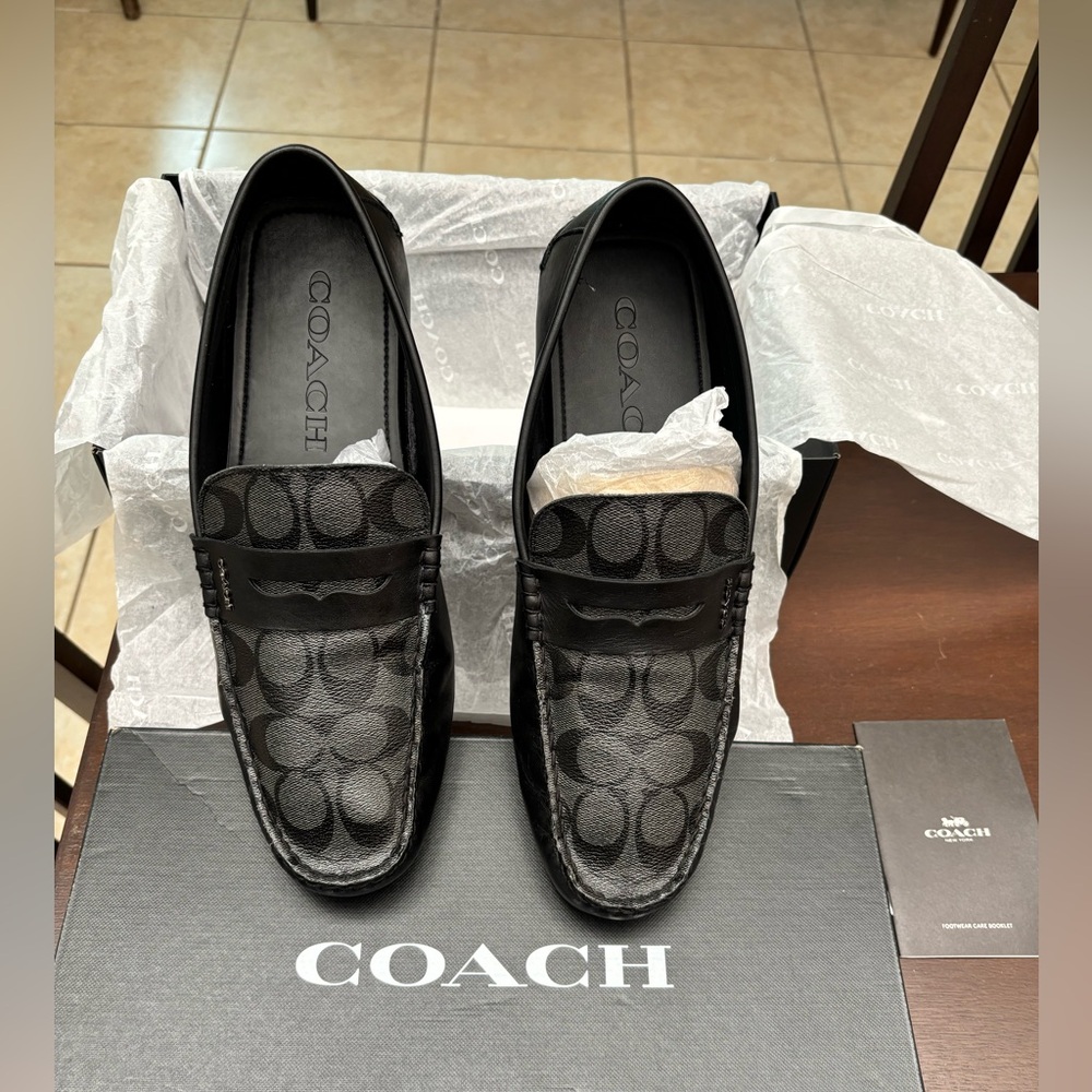 Coach Men Liam Driver In Signature Jacquard